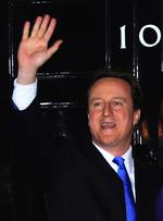 David Cameron står i spidsen for den første koalitionsregering siden Churchill. 