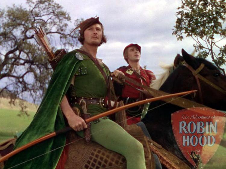 Gør charmøren Eroll Flynn det bedre end den amerikanske Kevin Costner som Robin Hood? 