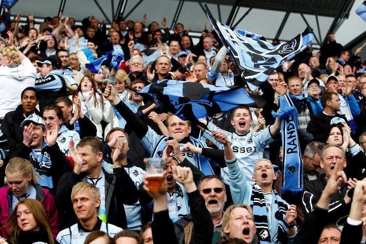 afgørende. God opførsel - og ikke mindst dårlig - på tribunerne kan være afgørende for, om Randers FC får en plads i Europa League næste sæson. Arkivfoto. 