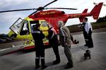 Standet. Akutlægehelikopteren har måtte droppe at gå i luften to dage på grund af dårlig sigtbarhed. 