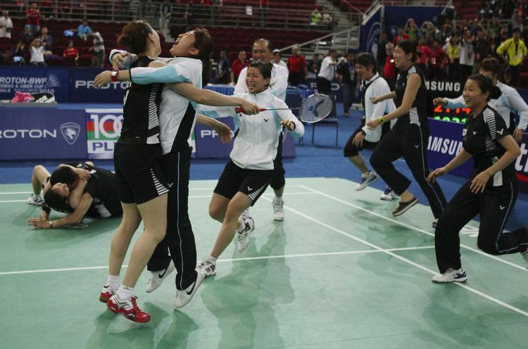 SENSATION. Korea var efter deres utrolige sejr over Kina ellevilde. 