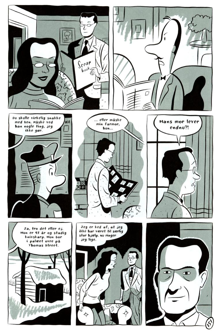 Opsporing. Jagten på den mystiske vittighedstegner Kalo, som bidrog til det berømte magasin The New Yorker i 1940'erne, går omkring Kalos datter. Udsnit. Se Seths tegning i større udgave nederst. 