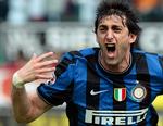 Matchvinder. Den træfsikre argentiner Diego Milito blev endnu en gang den stor ehelt for Inter. 
