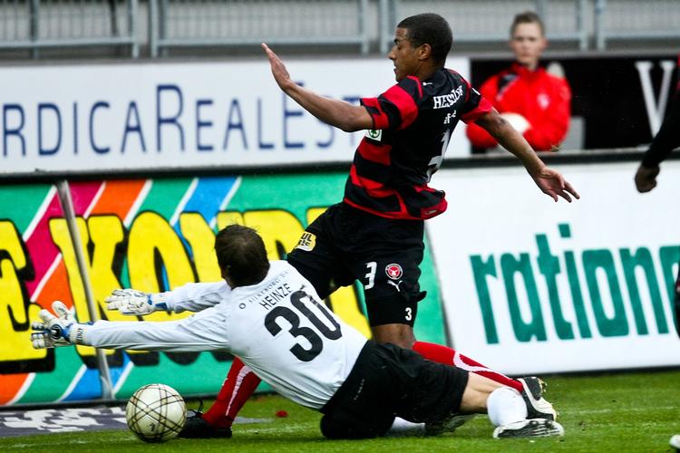 2-0. Forsvarsspilleren Kolja Afriyie scorede et af sine sjældne mål mod Silkeborg. 
