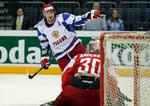 KLASSEFORSKEL. Superstjernen Alexander Ovetjkin havde med en enkelt scoring sin andel i Ruslands sejr over Danmark. 