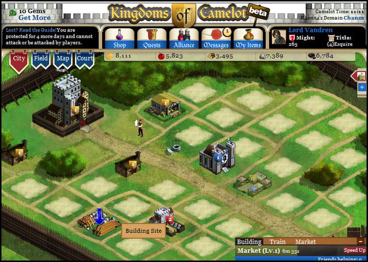 'Kingdoms of Camelot' insisterer på at inddrage folks kontakter alene for at overleve i online-verdenen. Og der er penge involveret. 