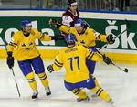 Guldkandidater. Sverige kunne godt ligne en af få udfordrer til Rusland om VM-guldet. Men de ville også være sjove for Danmark at møde i kvartfinalen. Arkivfoto. 