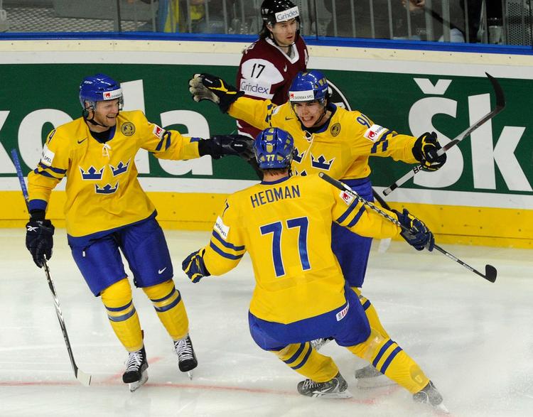 Guldkandidater. Sverige kunne godt ligne en af få udfordrer til Rusland om VM-guldet. Men de ville også være sjove for Danmark at møde i kvartfinalen. Arkivfoto. 