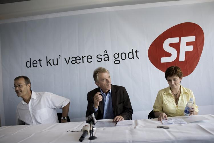 Drejning. På sin vej mod magten har SF tilsyneladende skruet ned for de udenrigspolitiske markeringer (Arkivfoto). 