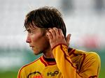 brandvarm. Mads Junker har tidligere optrådt med succes for FC Nordsjælland, før angriberen blev solgt til hollandsk fodbold. Arkivfoto. 