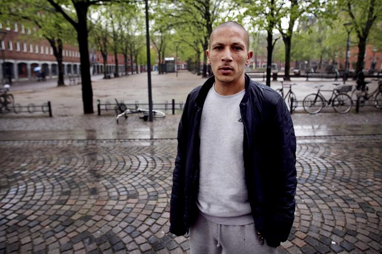 Talsmand. Abde Benarabe fra Blågårds Plads siger, at gruppen er en torn i øjet på Hells Angels, men møder gensidig respekt hos bikerklubben Bandidos. 