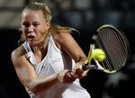 lappeløsninger. Det var ikke Caroline Wozniackis bedste kamp, da hun fik nedkæmpet slovenske Polona Hercog. Arkivfoto. 