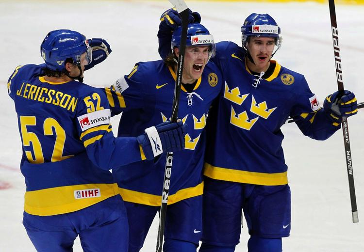 sejrssikre. Det svenske landshold har gjort det flot under VM og levner ikke Danmark en chance i kvartfinalen. Arkivfoto. 