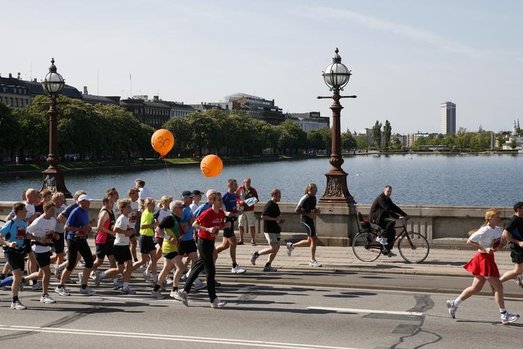 Marathon i 2007 gik af een anden rute. Dagens rute bliver mere tilskuervenlig. 