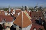 Udsigt ud over Tallin, som er én af de to nye kulturhovedstæder i EU. 