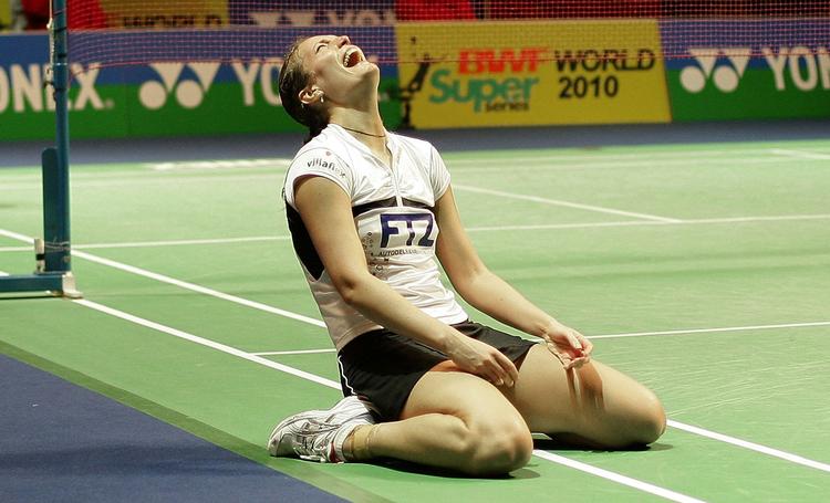 Tine Rasmussen nyder finalesejren i årets All England. Nu er den danske turnering rykket op i samme kategori som den engelske. (arkivfoto) 
