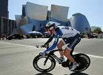 lyspunktet. I en alder af 38 år Jens Voigt været Team Saxo Banks opmuntende indslag i Tour of California, hvor tyskeren efter enkeltstarten er nummer 4. 