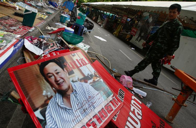 Arrestordre. Thailands tidligere præsident Thaksin er blevet sigtet for terrorisme. Arkivfoto. 