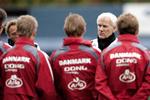 TRUSSEL. Det danske fodboldhold - her med landstræner Morten Olsen - var ifølge terrorsigtet i al-Qaedas søgelys op til VM i Sydafrika. Men terrororganisationen afviser nu at have haft planer om at dræbe danskere under sportsstævnet. 