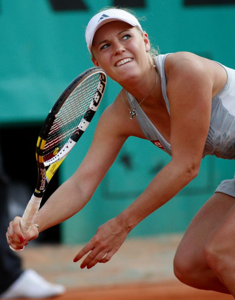 Selvtillid. Caroline Wozniacki mærker intet til den gamle ankelskade. 