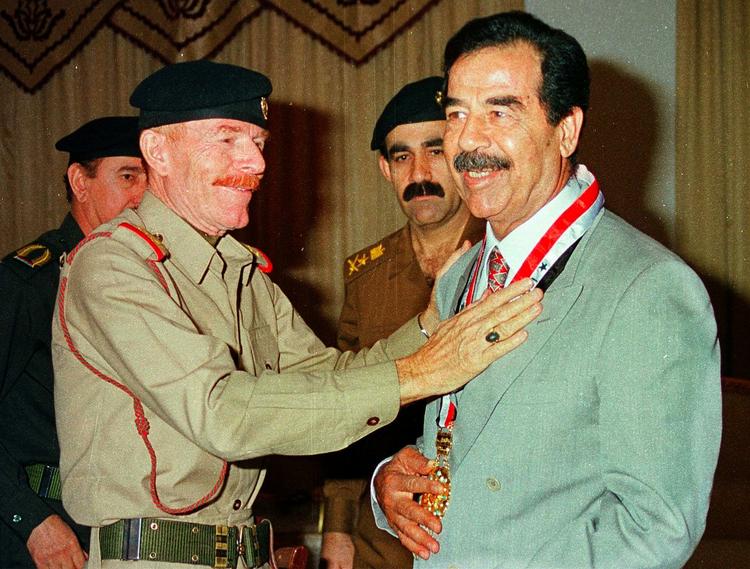 Sexvideo. CIA planlagde angiveligt at lave en falsk, homoseksuel sexvideo med Saddam Hussein for at skabe mistillid til det irakiske regime. Foto: Arkiv 