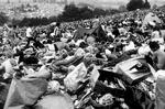 Woodstock. Godt og vel en halv million mennesker deltog i 1969 i den legendariske festival Woodstock. Ørstedsparkens nye 'Musikbiograf'-arrangement får næppe besøg af så mange, men man kan opleve stemningen fra Woodstock, da en film om festivalen er første film på sommerens program. Foto: AP 