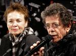 Vovet. Laurie Anderson og Lou Reed præsenterede ideen på et pressemøde i dag i Sydney. 