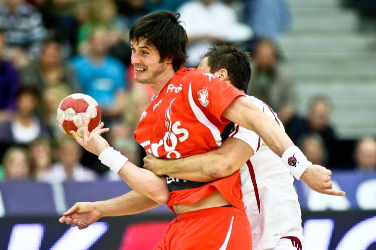 brydning. Der blev taget godt ved KIF Koldings Bo Spellerberg under finalen mod AaB Håndbold. 