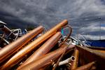 Thieves triedd to steal copper cabling from Banedanmark and caused train service problems. Archive. 