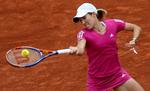 Favorit. Publikumsyndlingen Justine Henin røg ud. 