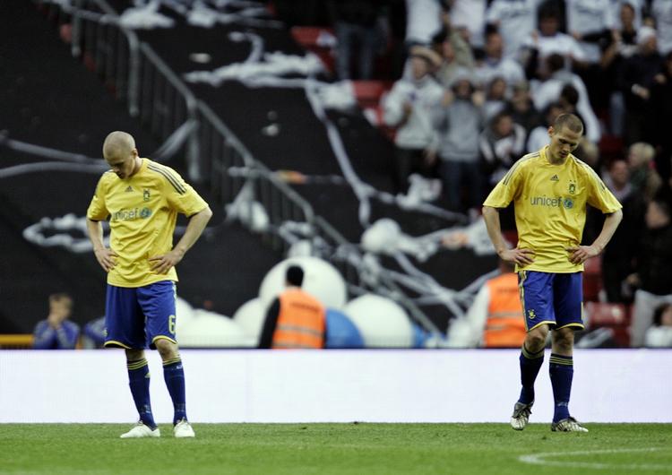 exit? Jon Jönsson og Samuel Holmén kan være på vej væk fra Vestegnen. Arkivfoto. 