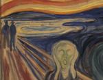 Edvard Munchs maleri 'Skriget', der blev stjålet fra Munch-museet i Oslo for over to år siden. 
