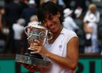 KÆRLIGHED. Francesca Schavione havde svært ved beskrive sine følelser efter at have vundet French Open. 