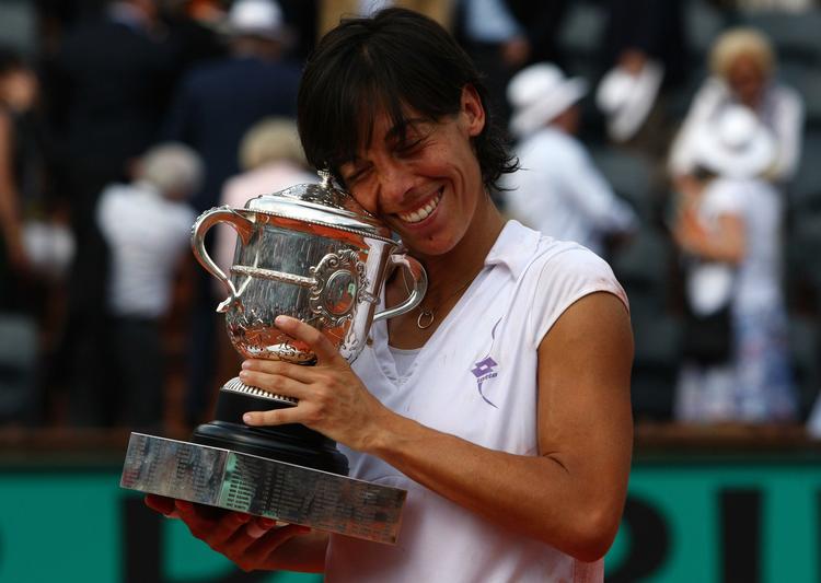 KÆRLIGHED. Francesca Schavione havde svært ved beskrive sine følelser efter at have vundet French Open. 
