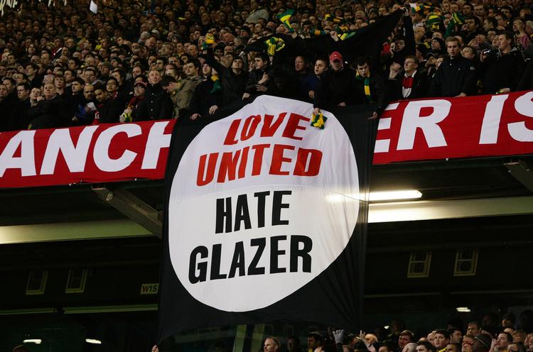 revolte. Manchester Uniteds tilhængere har på det seneste samlet sig massivt om modstanden mod de amerikanske ejere af klubben, Glazer-familien. Arkivfoto. 