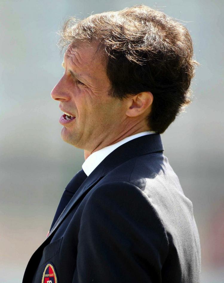 milan-mulighed? Træner for Cagliari, Massimiliano Allegri. Arkivfoto. 