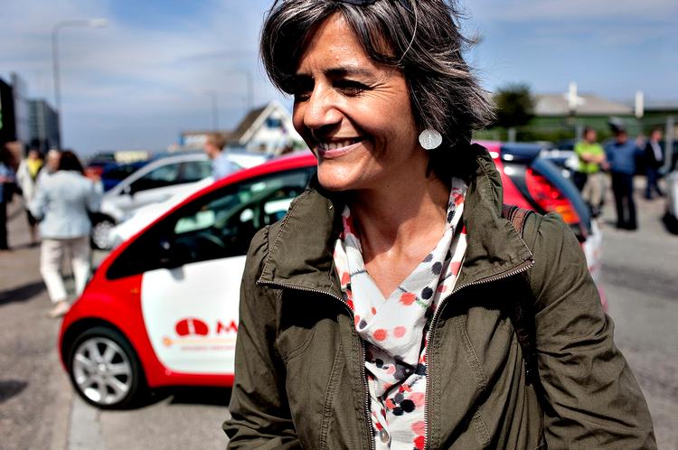 Margrethe Vestager, radikal partileder. Cykler gerne til hverdag. Har en Volvo S80. 
