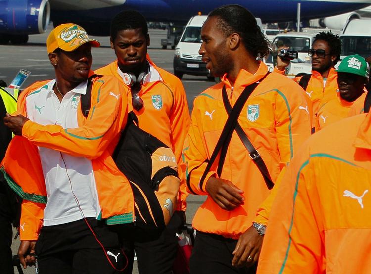 KAMPKLAR? Angriberen Didier Drogba bestemmer ikke selv, om han spiller Elfenbenskystens første kamp ved VM. 