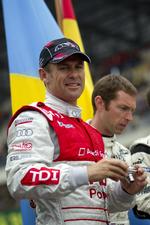 CRASH. Tom Kristensen tror trods et uheld stadig på, at hans team kan vinde Le Mans. 