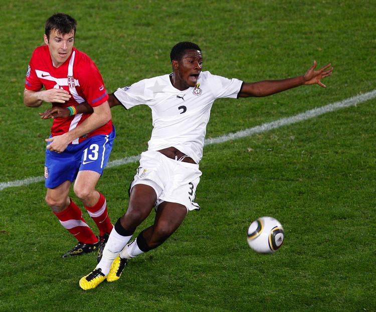 1-0. Asamoah Gyan scorede kampens eneste mål i det 86. minut. 