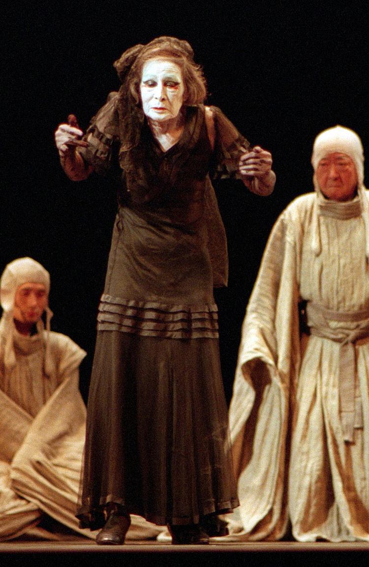 Genfærd? Kuzuo Ohno ville gerne danse videre i døden, sagde han. Foto: Kyodo News/AP 