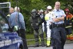Bombe raserer p-plads og biler i Århus 