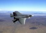 Det nye jagerfly F-35, kendt som Joint Strike Fighter. 