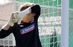 drop. Robert Green fik ikke mange chancer mellem stængerne for England. Efter et drop i kampen mod USA ved VM blev han udskiftet. Arkivfoto. 
