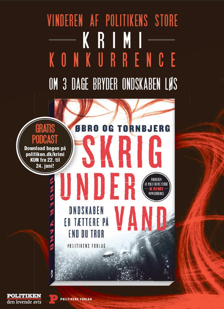 Ny dansk krimi: Skrig under vand