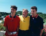 VM-brødre. Svenskeren Bo Johansson var landstræner, da Brian og Michael Laudrup spillede på det danske VM-hold ved slutrunden i 1998. Arkivfoto. 
