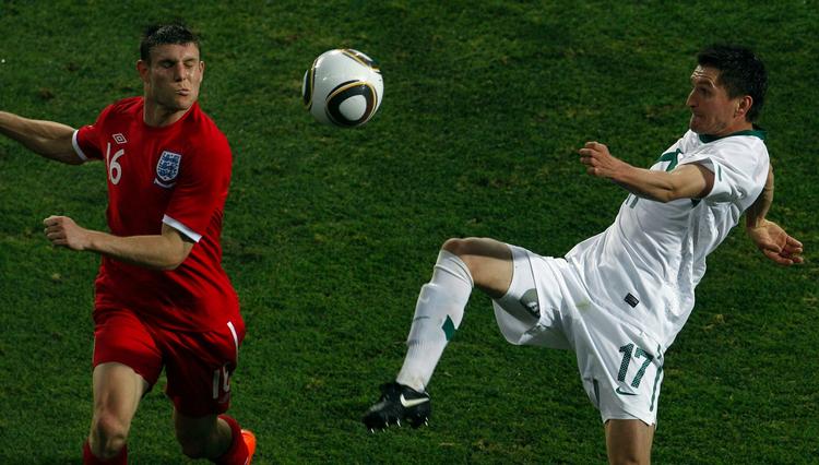 knebent. England fik et hurtigt mål mod Slovenien og var længe dominerende. Men tilsidst blev slovenerne lukket ind i kampen, som blev unødigt spændende. 