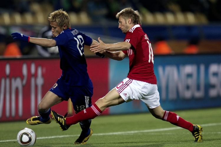 midtbaneprofil. Martin Jørgensen var en af veteranerne på det landshold, der i dag blev sendt hjem fra VM efter et nederlag til Japan. Arkivfoto. 