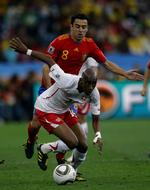 Termin. Xavi og Spanien dummede sig mod Schweiz og betaler måske en høj pris for nederlaget i aften efter kampen mod Chile. 