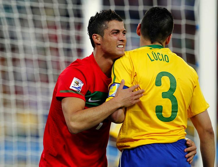 FORKRAMPET. Cristiano Ronaldo og hans portugisiske holdkammerater formåede ikke at fravriste Brasilien førstepladsen. 